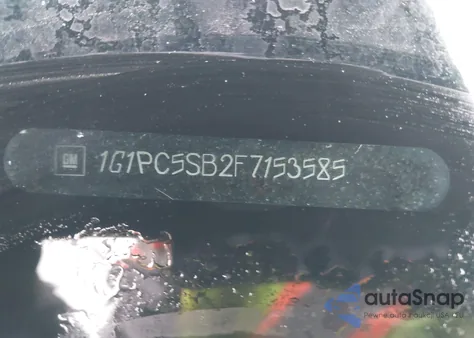 2015 Chevrolet Cruze 1Lt Auto из США, поврежденный, VIN 1G1PC5SB2F7153585